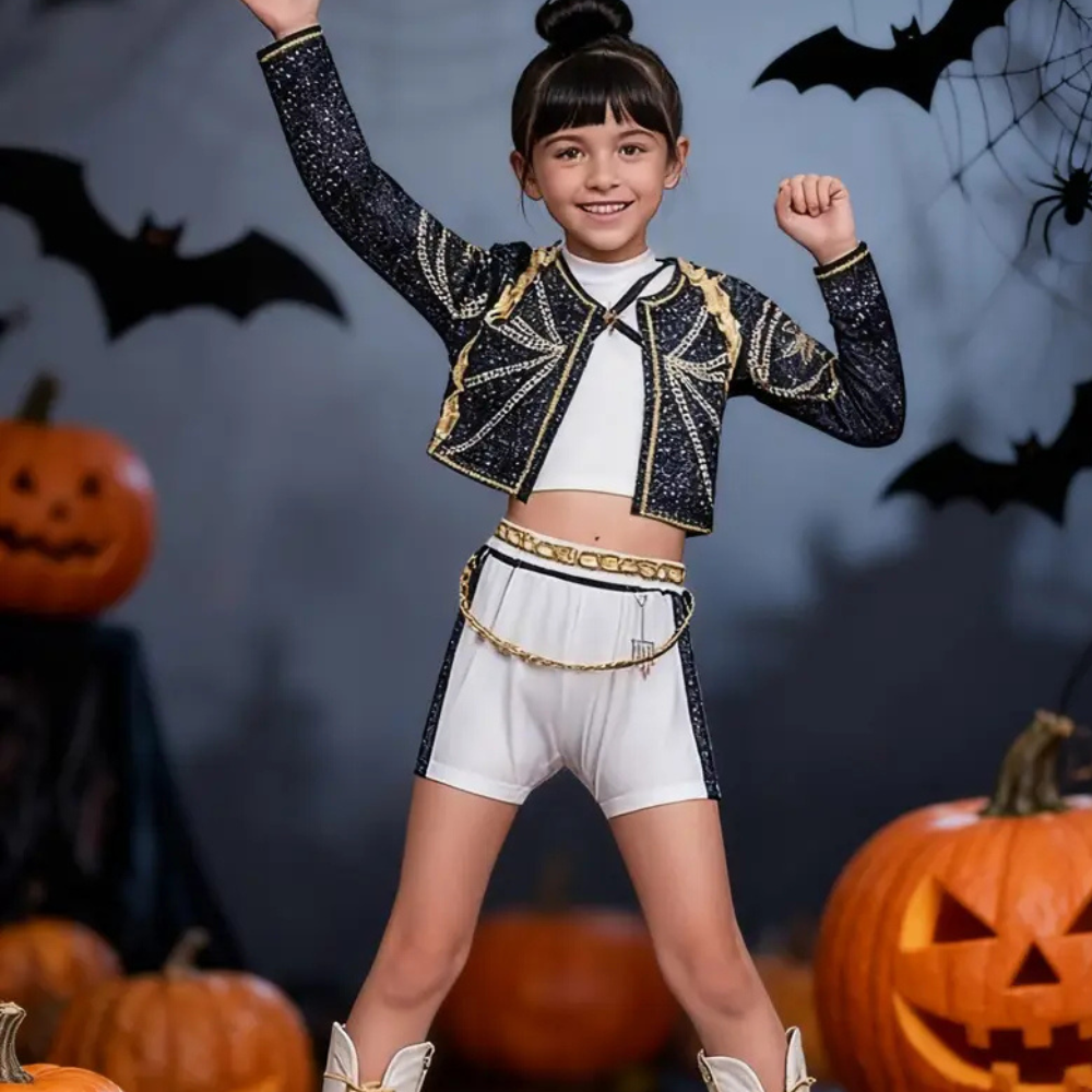 Kids Kpop Hunter Costume Outfit - Image 10
