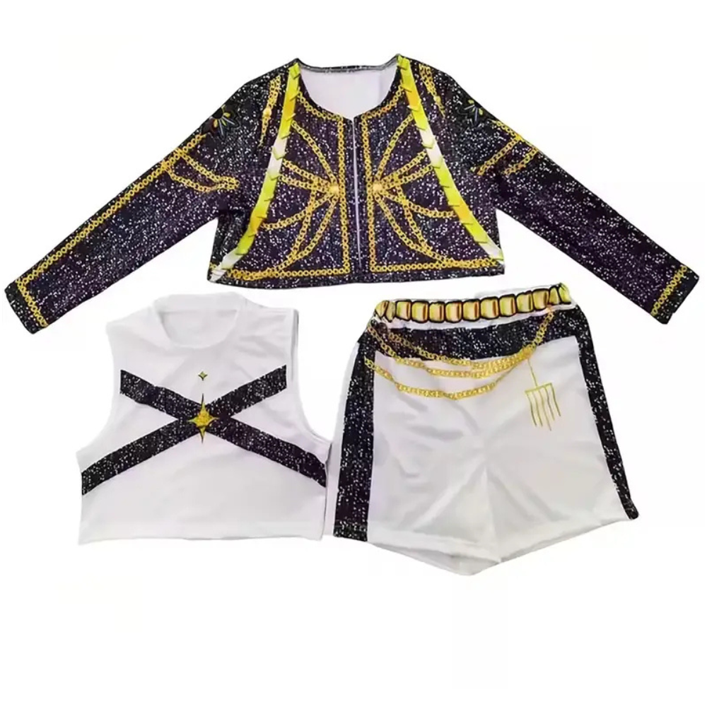 Kids Kpop Hunter Costume Outfit - Image 2