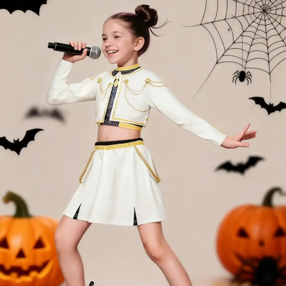 Kids Kpop Hunter Costume Outfit - Image 4