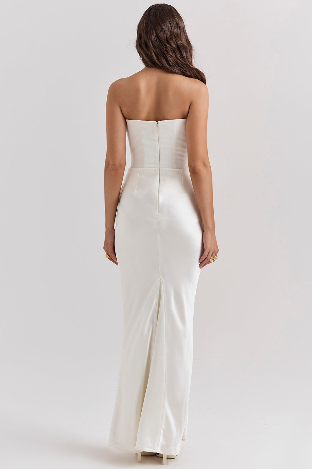 Women’s Timeless Strapless Occasion Maxi Style Wedding Guest Dresses