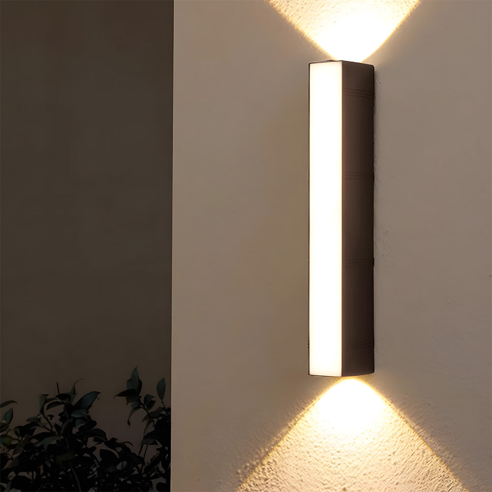 Outdoor Wall Light Contemporary Up Down Exterior Fixture - Image 3