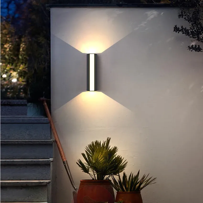Outdoor Wall Light Contemporary Up Down Exterior Fixture - Image 4