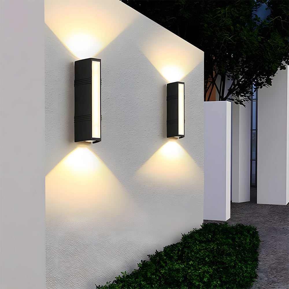 Outdoor Wall Light Contemporary Up Down Exterior Fixture - Image 5