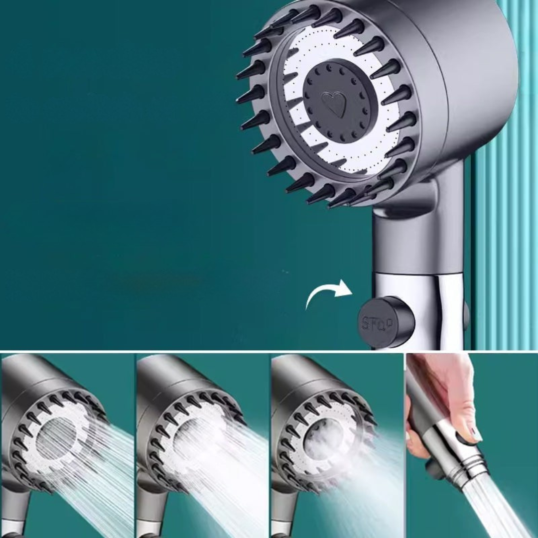 High-Pressure Showerhead with Filtration