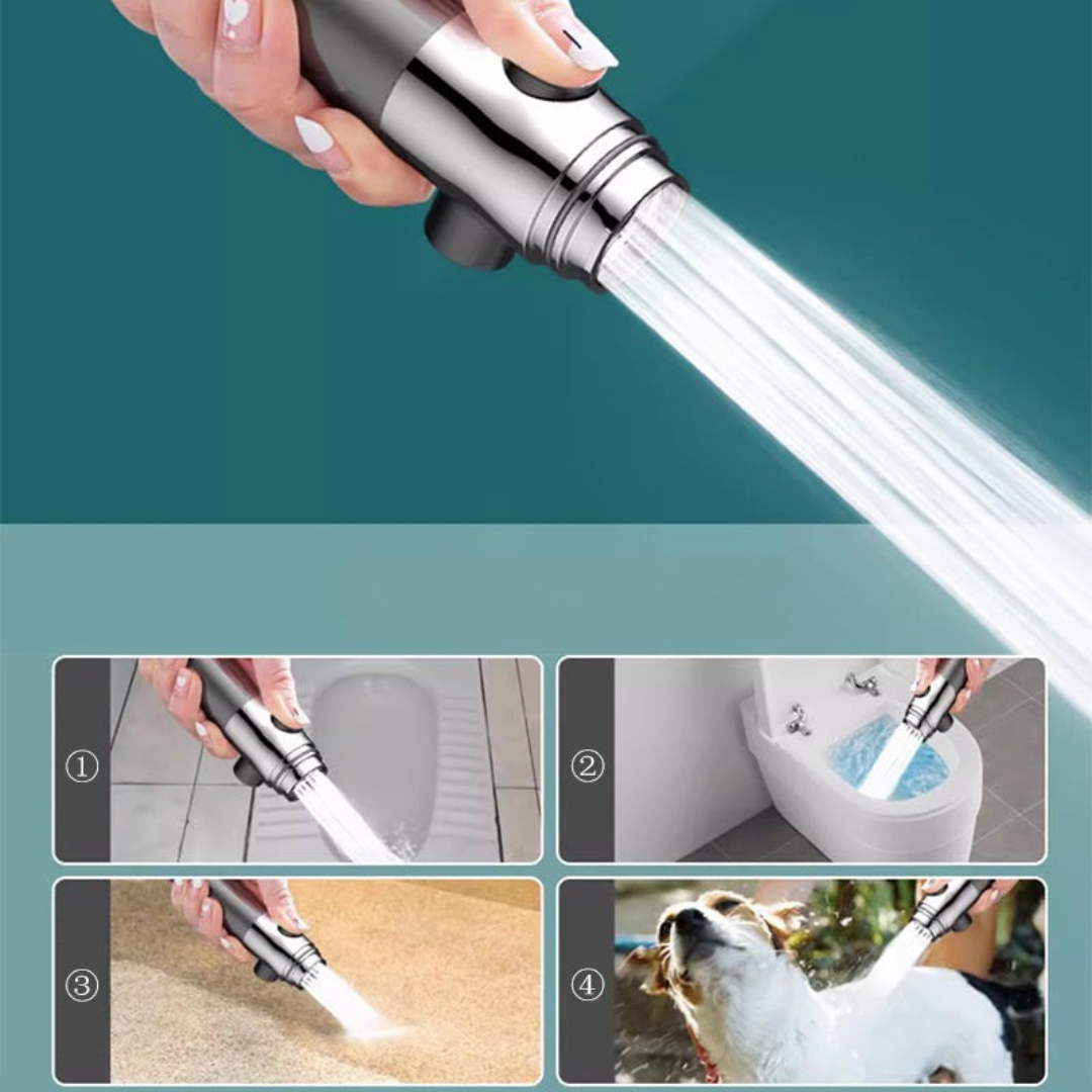 High-Pressure Showerhead with Filtration