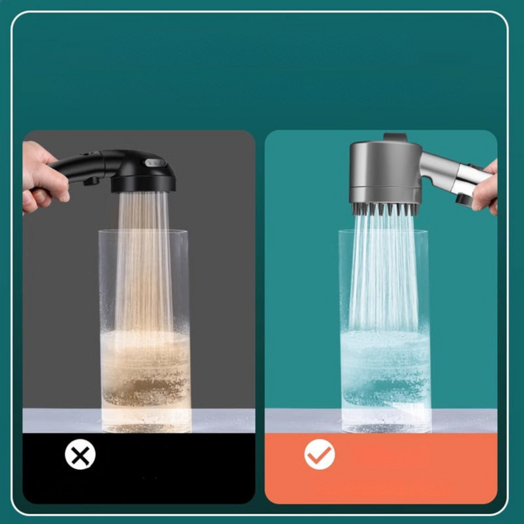 High-Pressure Showerhead with Filtration
