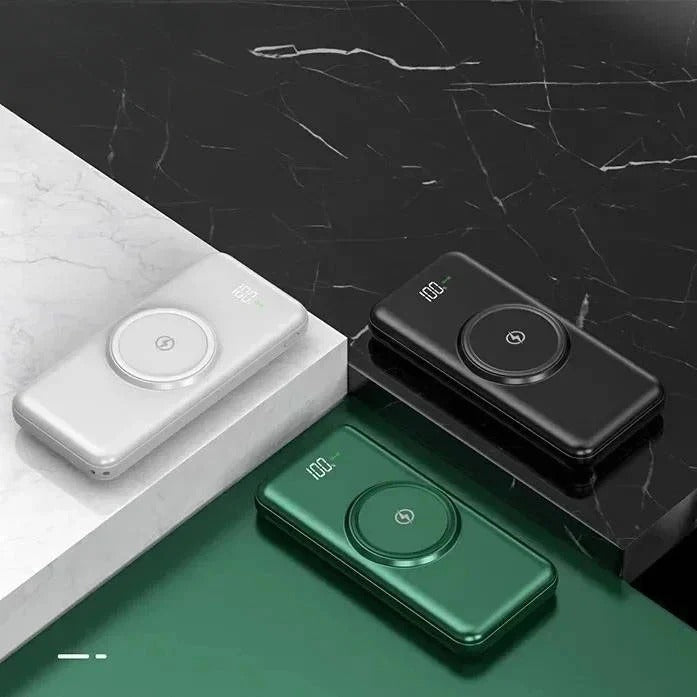 20000mAh Power Bank, Portable Phone Charger, Built In Cables, Wireless Charging - Image 7