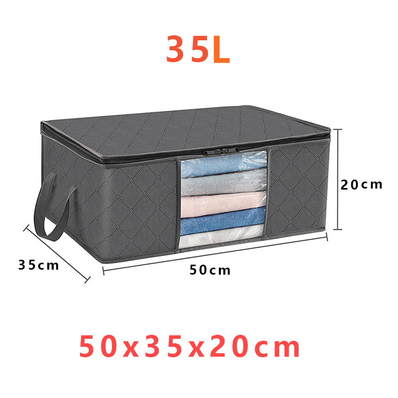 Foldable Storage Boxes with Handles and Front Window - Image 17