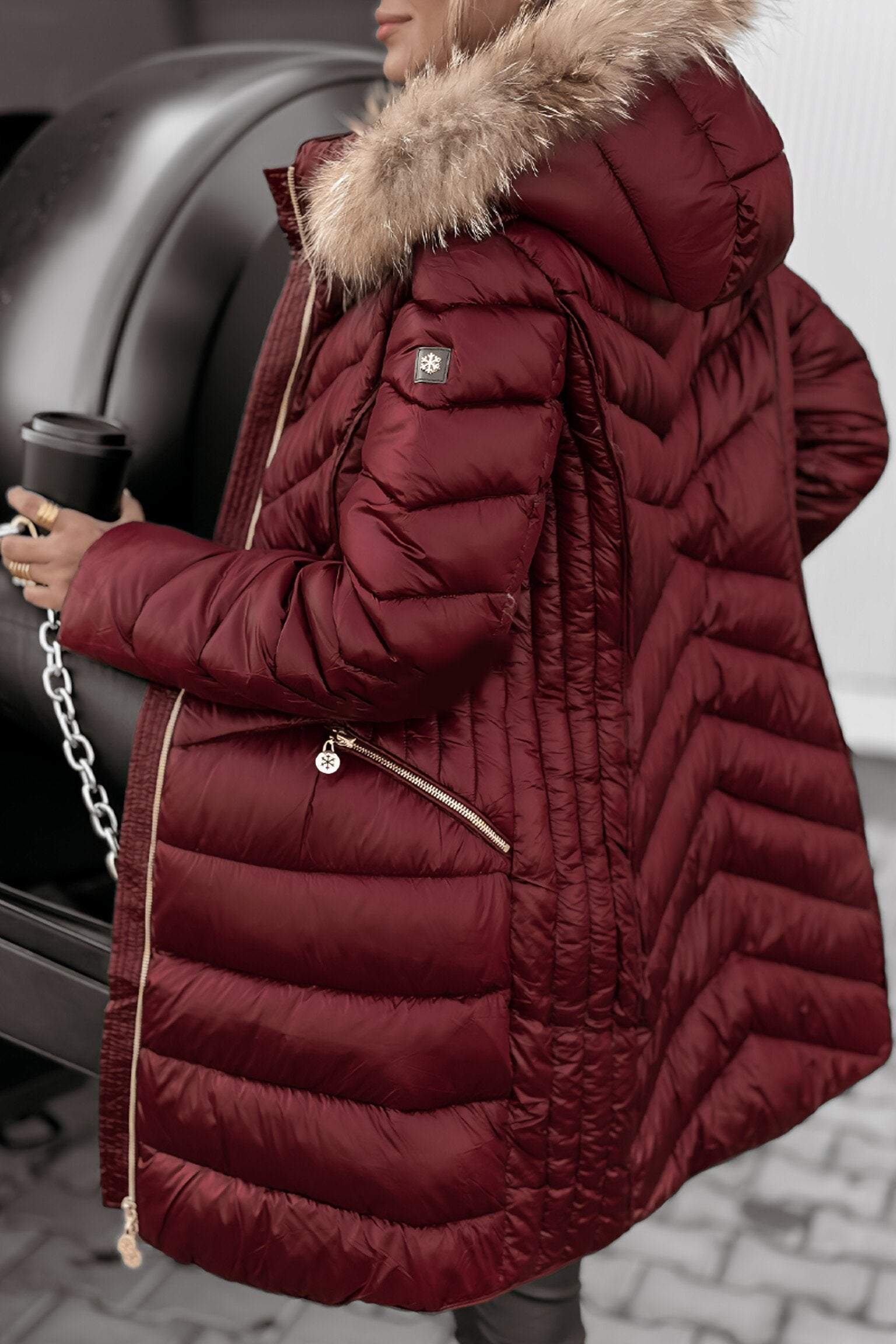 Women's Reliable Insulated Warm Thermal Hooded Coat