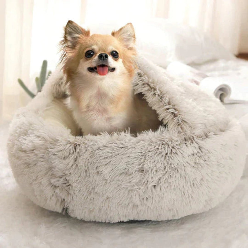 Skorter | Cozy Cave Pet Bed | Calming & Comfortable Dog Bed for Deep Relaxation - Image 4