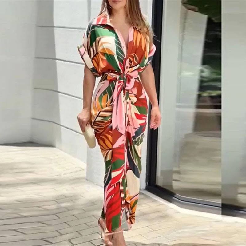 Women's Stylish Drape Summer Dress for Comfort - Ideal Choice for Any Occasion
