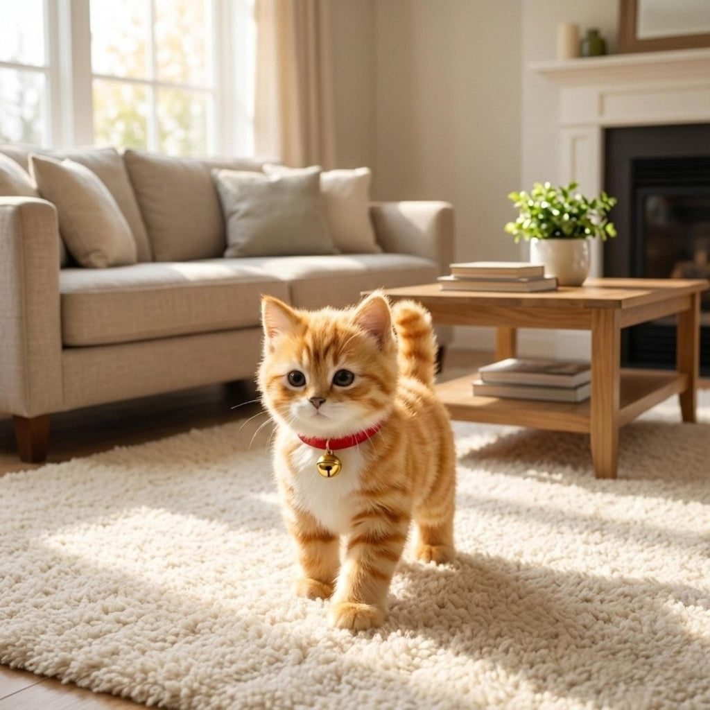 Plush Robotic Cat Toy Walking Meowing - Image 2