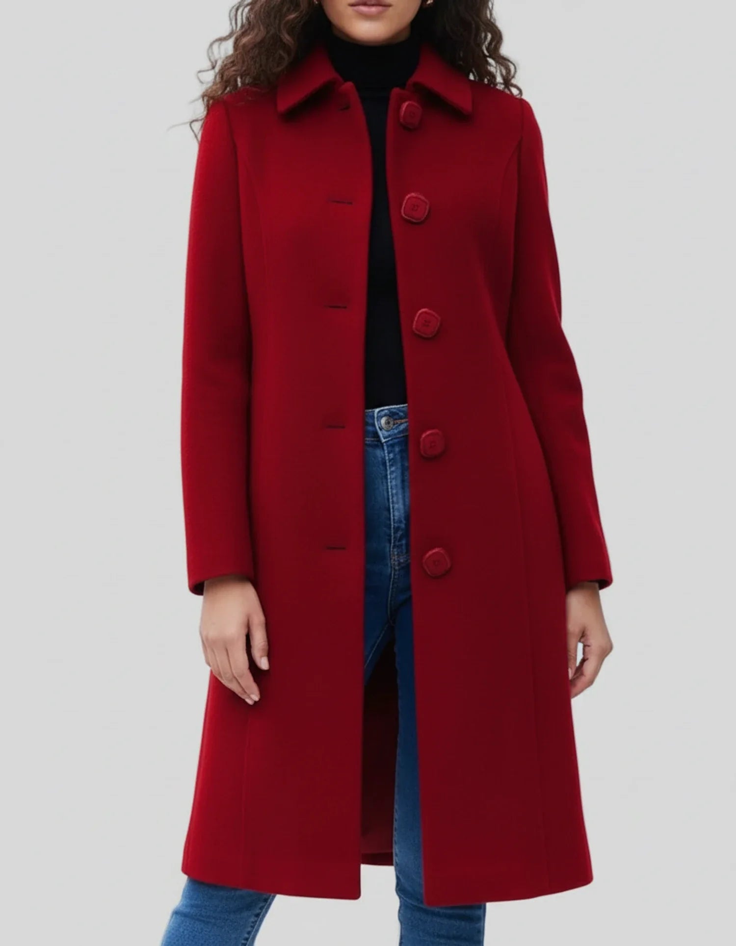 Women's Winter Semi-formal Warm Long Trench Coat