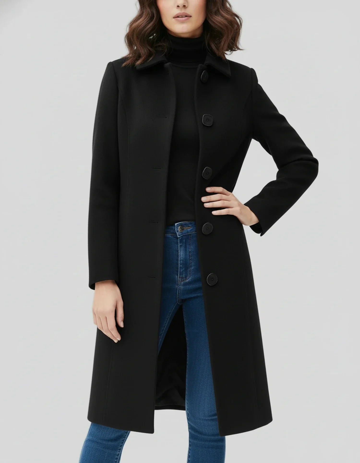 Women's Winter Semi-formal Warm Long Trench Coat