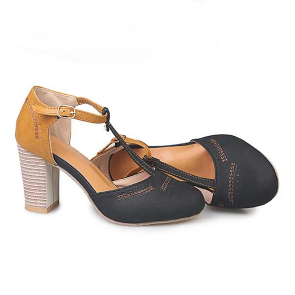 Women's Stylish Adjustable Balance Heel Shoes
