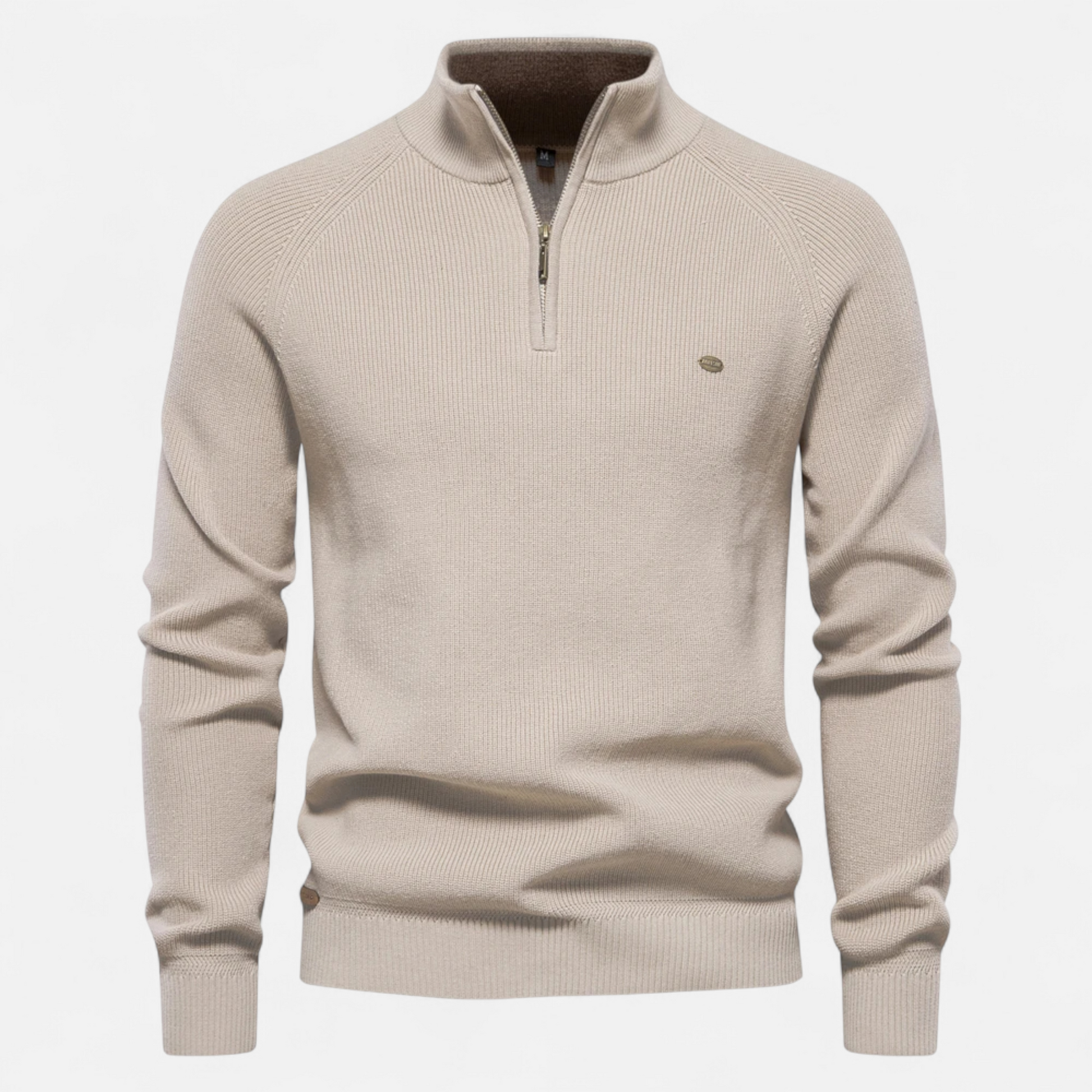 Men’s Timeless Warm Half-Zipper Knitted Sweater