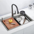 High Arc Kitchen Faucet Pull Down Sprayer - Image 2