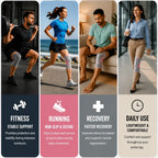 Knee Compression Sleeve Non Slip Support - Image 6