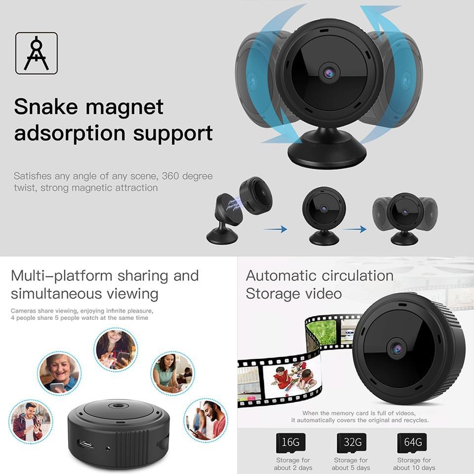 Mini WiFi Security Camera Night Vision & Motion Detection - Image 6