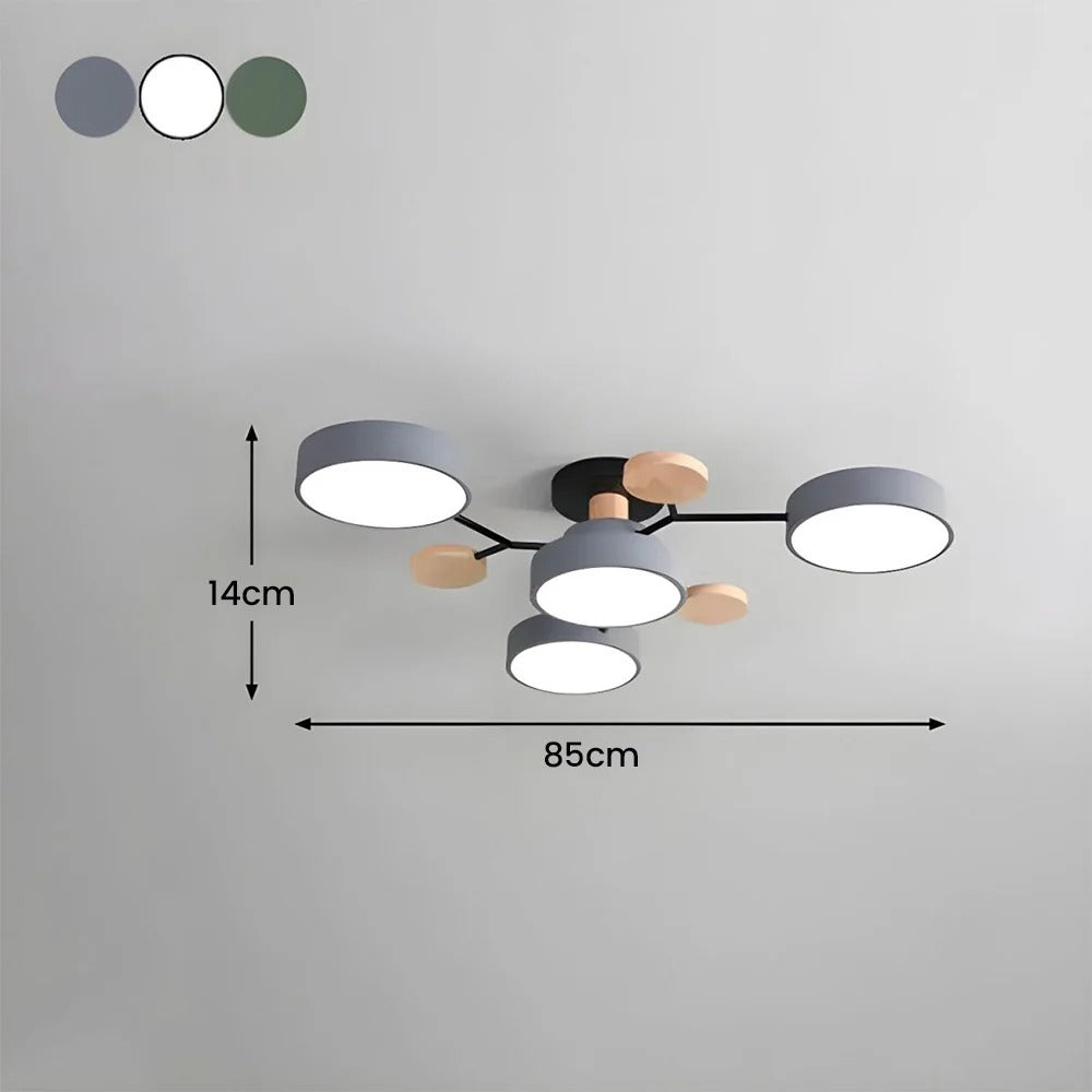 Modern Ceiling Light LED Flush Mount Bright Contemporary Fixture - Image 15