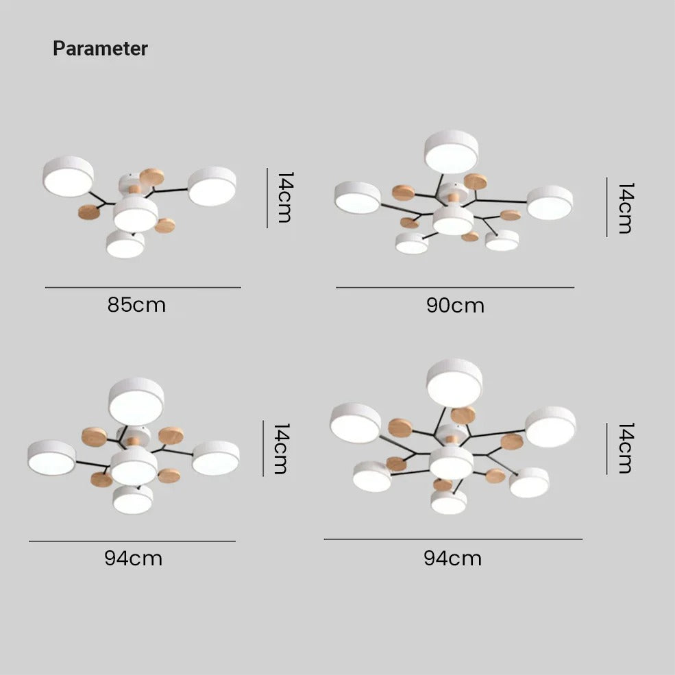 Ceiling Light Modern LED Flush Mount Chandelier - Image 26