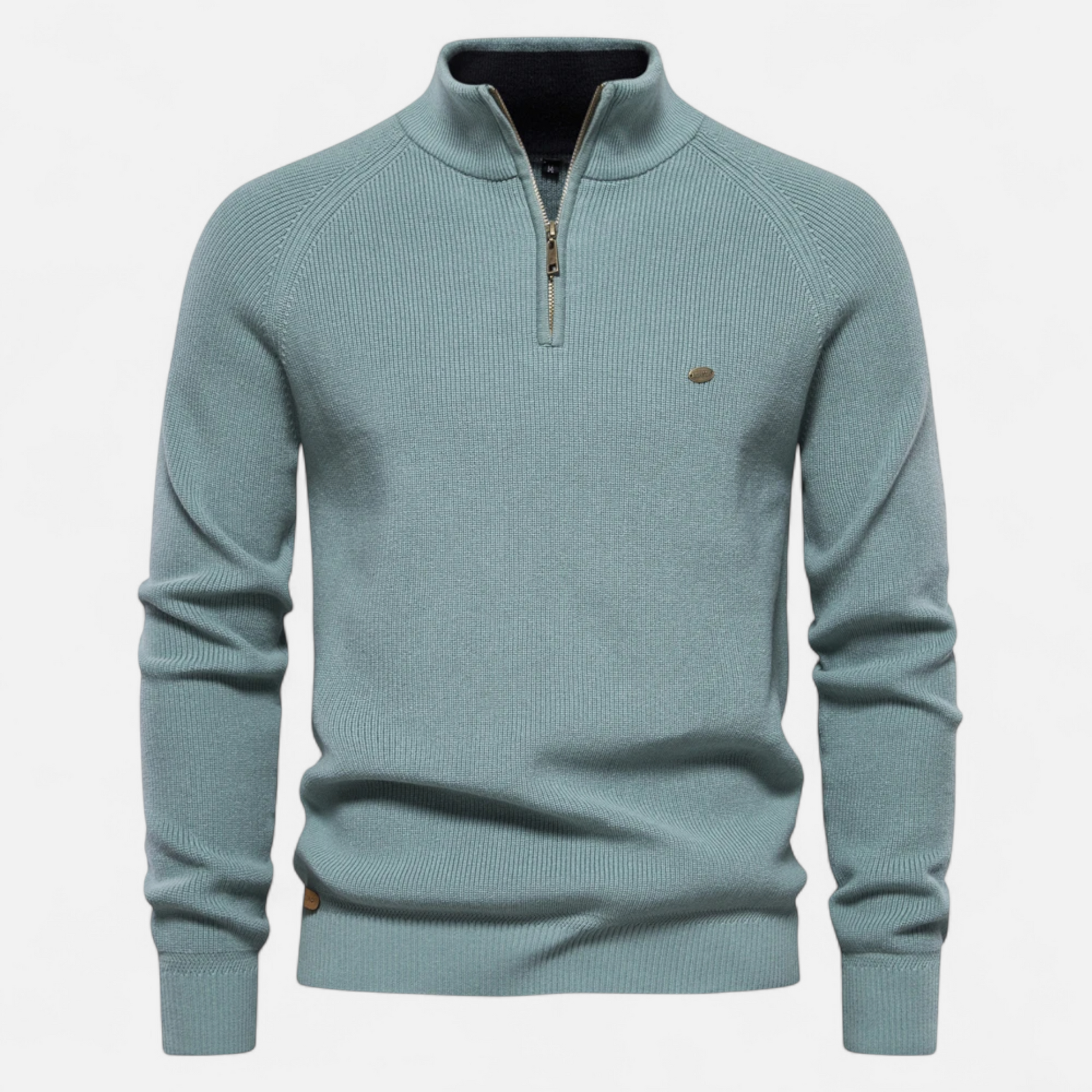 Men’s Timeless Warm Half-Zipper Knitted Sweater