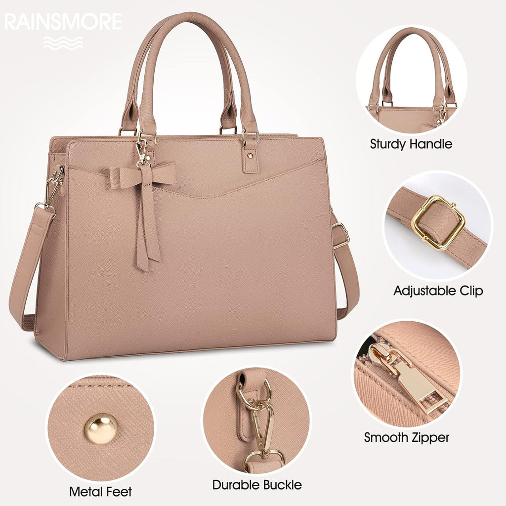 Women’s Work Laptop Tote Bag with Organised Multi-Compartment Layout - Image 8