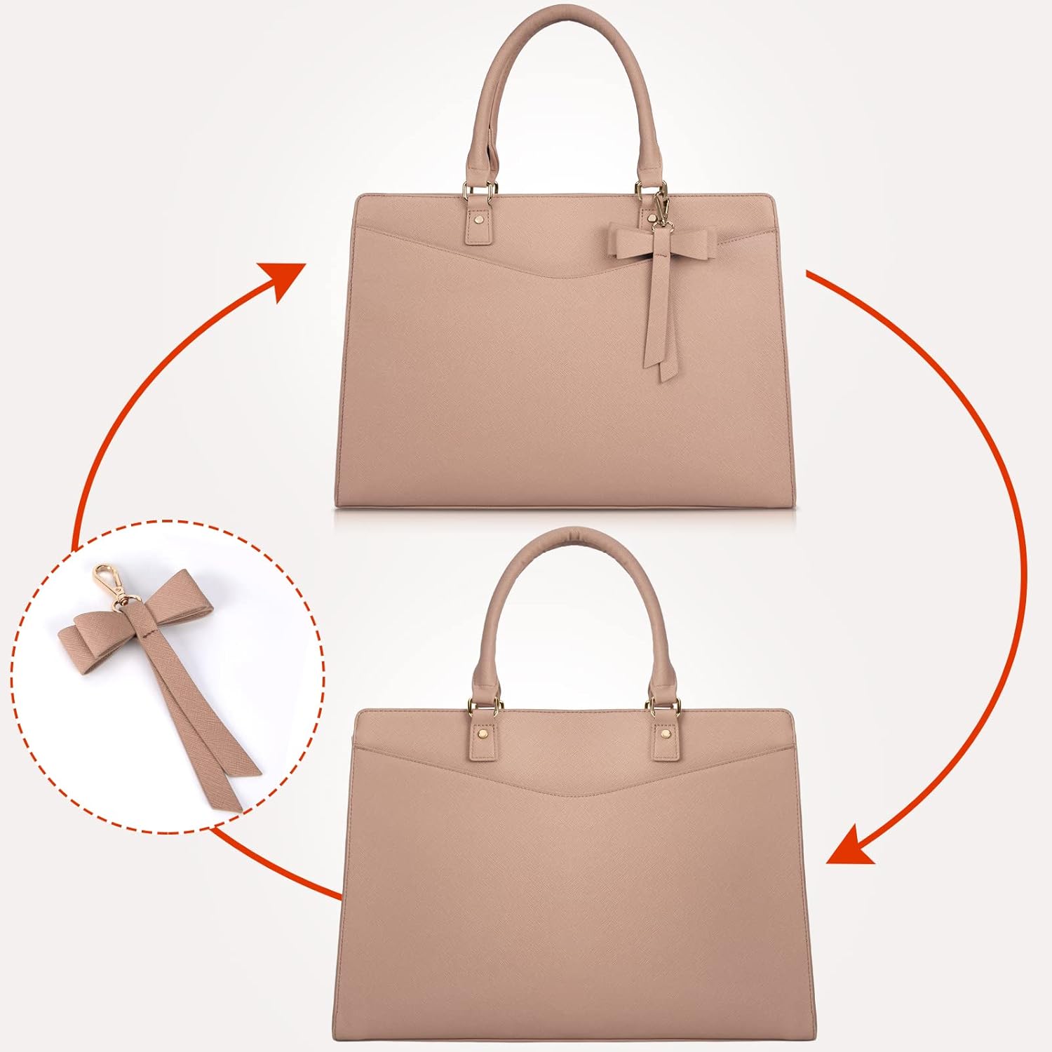 Women’s Work Laptop Tote Bag with Organised Multi-Compartment Layout - Image 10