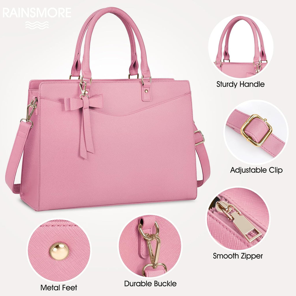 Women’s Work Laptop Tote Bag with Organised Multi-Compartment Layout - Image 14