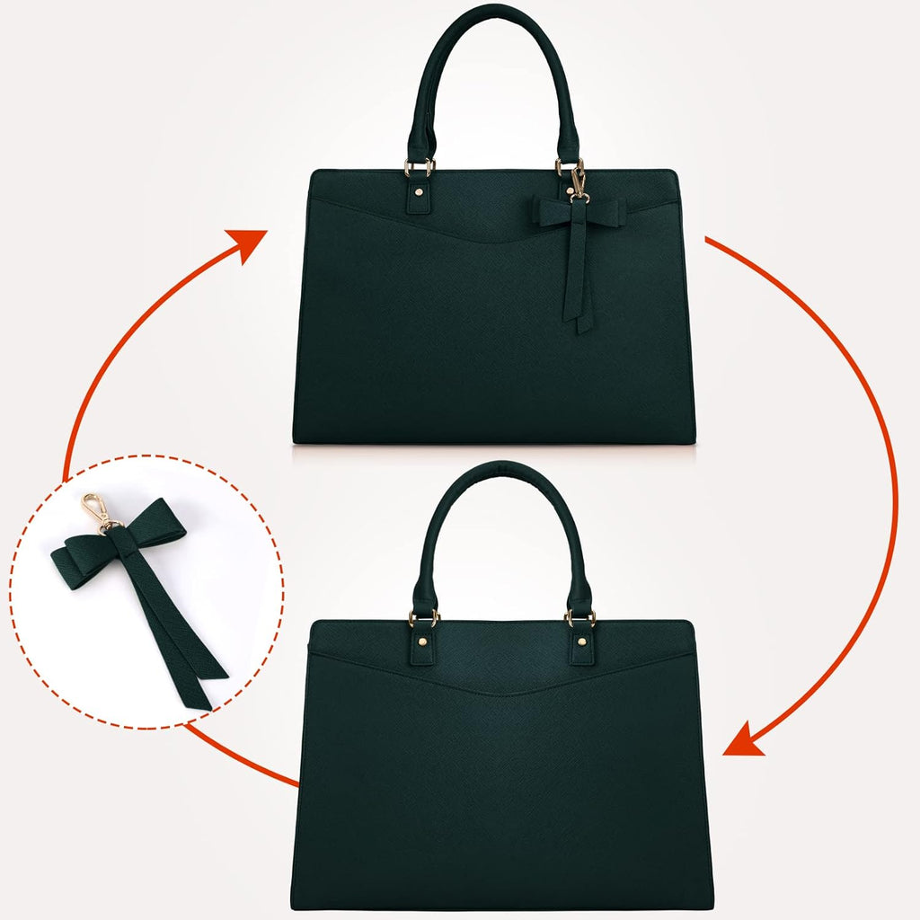 Women’s Work Laptop Tote Bag with Organised Multi-Compartment Layout - Image 4