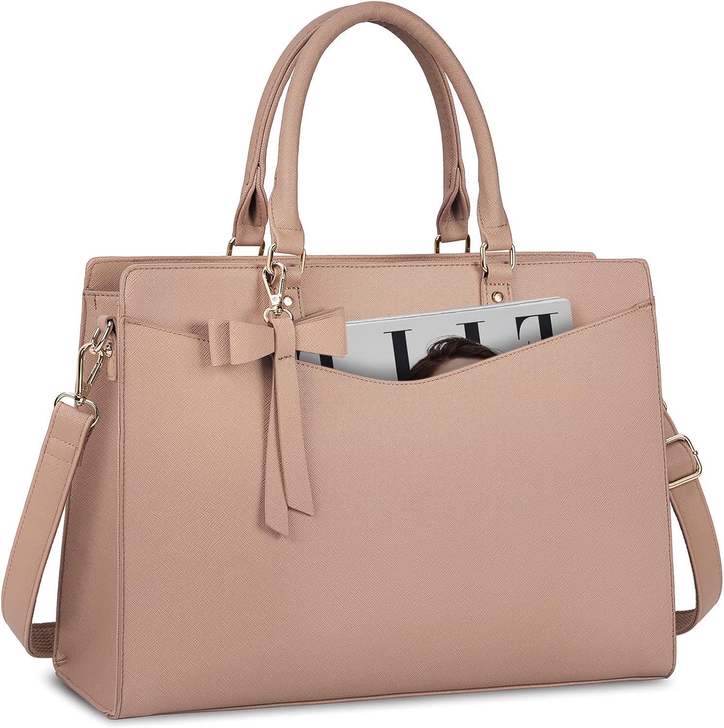 Women’s Work Laptop Tote Bag with Organised Multi-Compartment Layout - Image 7