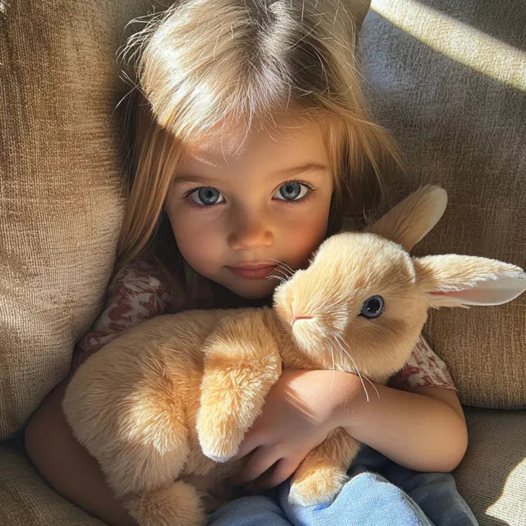Children’s Plush Bunny Toy Lifelike Interactive Companion - Image 2