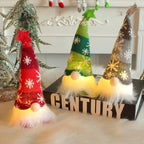 Plush Christmas Gnome Warm LED Glow - Image 3