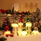 Plush Christmas Gnome Warm LED Glow - Image 5