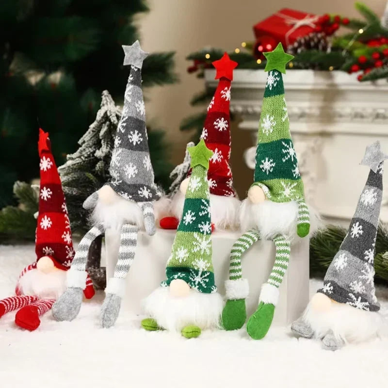 Plush Christmas Gnome Warm LED Glow - Image 7