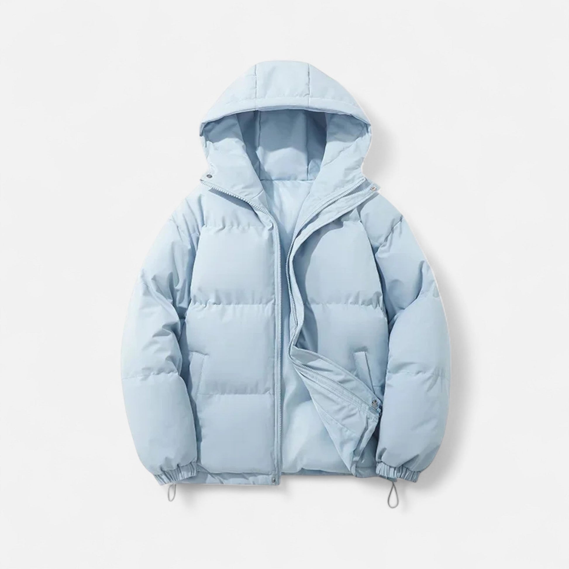 Versatile Insulated Quilted Unisex Hooded Puffer Jacket for Winter