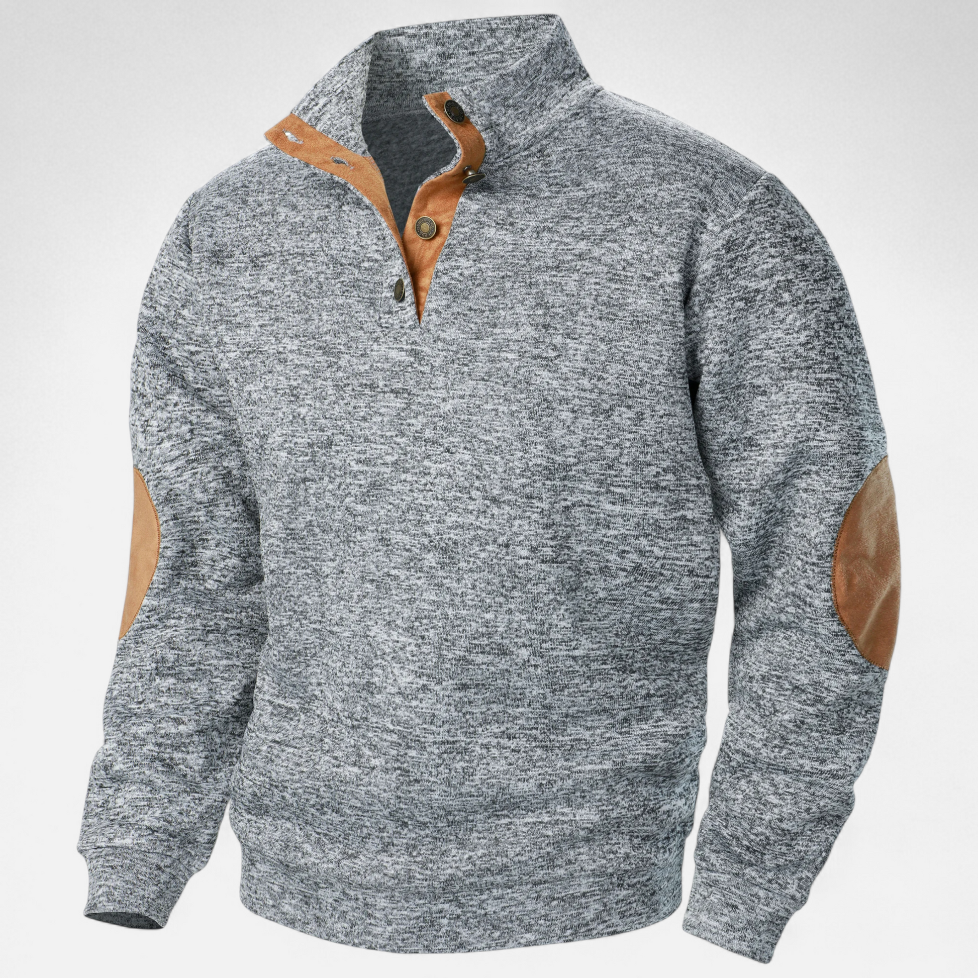 Men’s Modern Warm Stand-up Collar Knitted Sweater