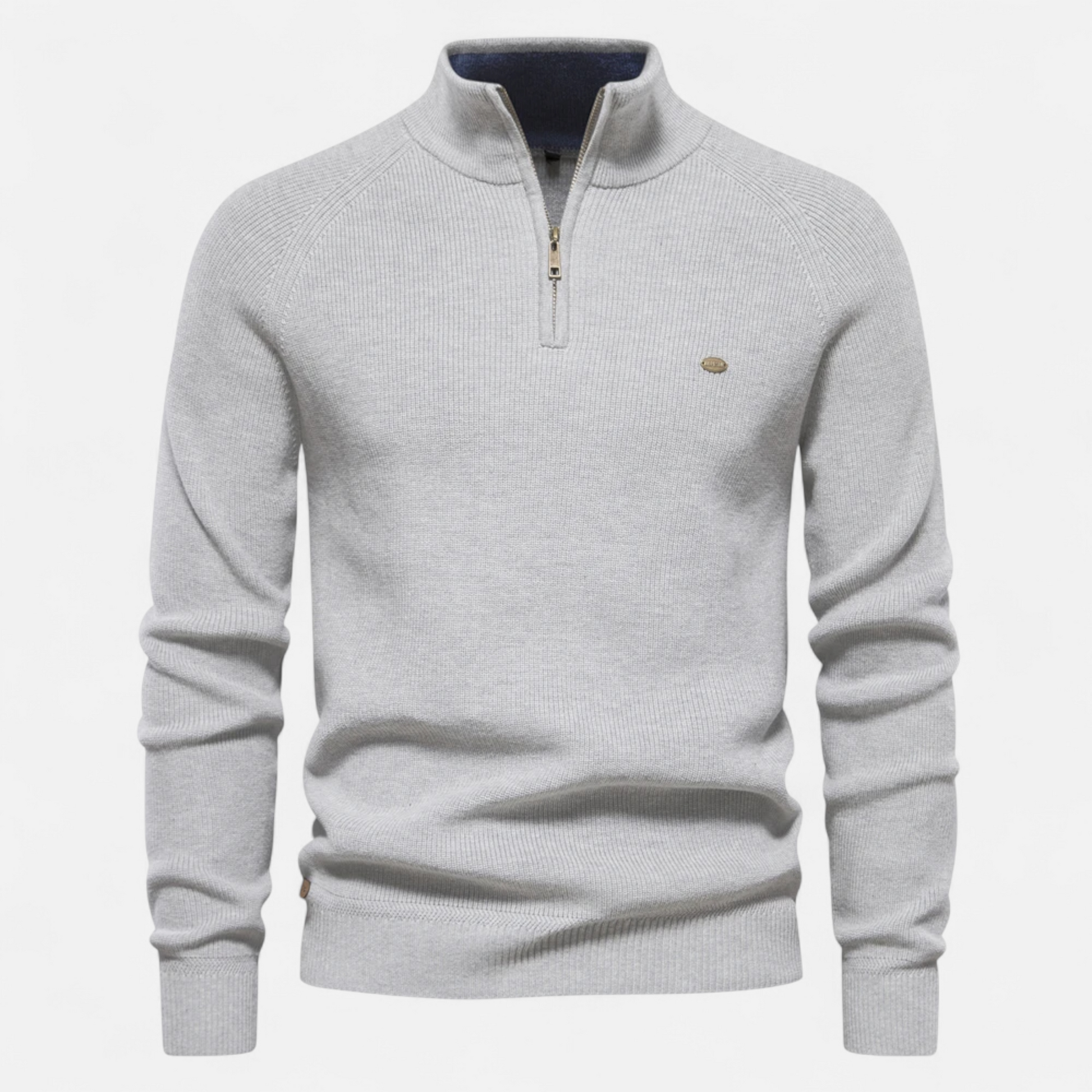 Men’s Timeless Warm Half-Zipper Knitted Sweater