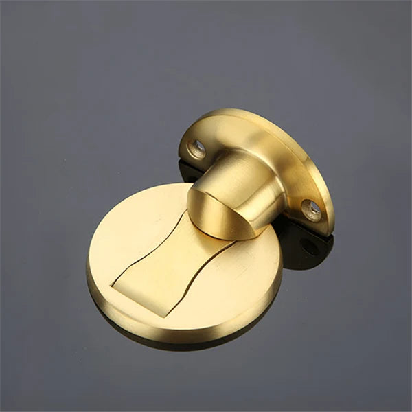 Stainless Steel Magnetic Door Stop Hinged Floor Plate