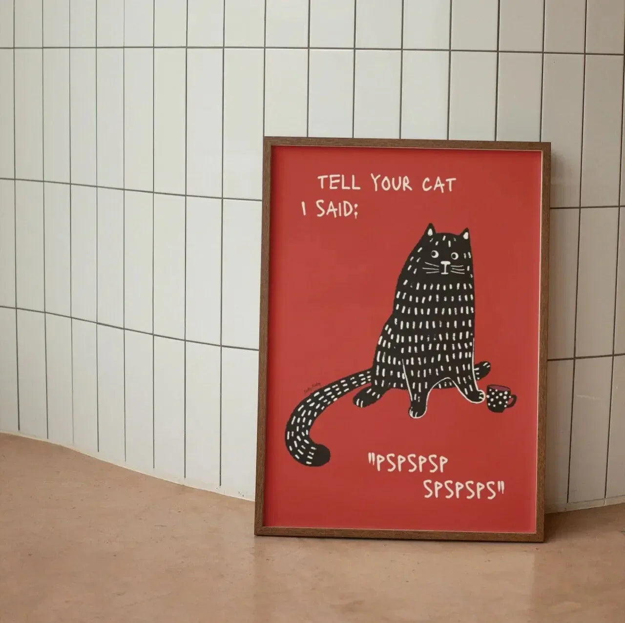 Aleksandra Cat Wall Art - Image 3