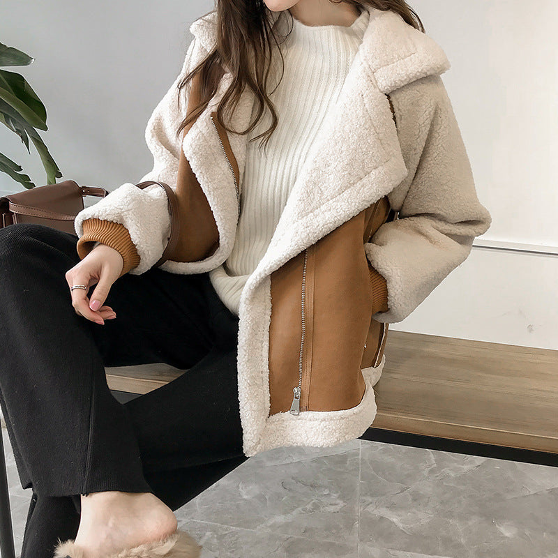 Oversized Soft Warm Winter Coat for Women