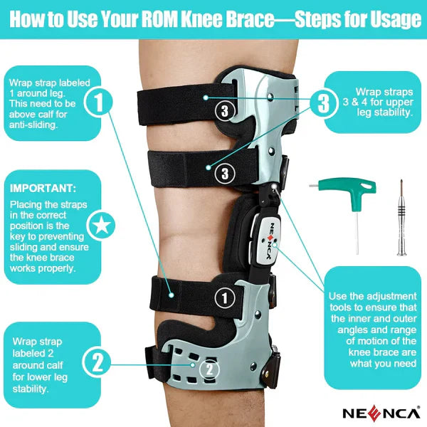 Adjustable Knee Stabilizer Brace with Support for Daily Comfort