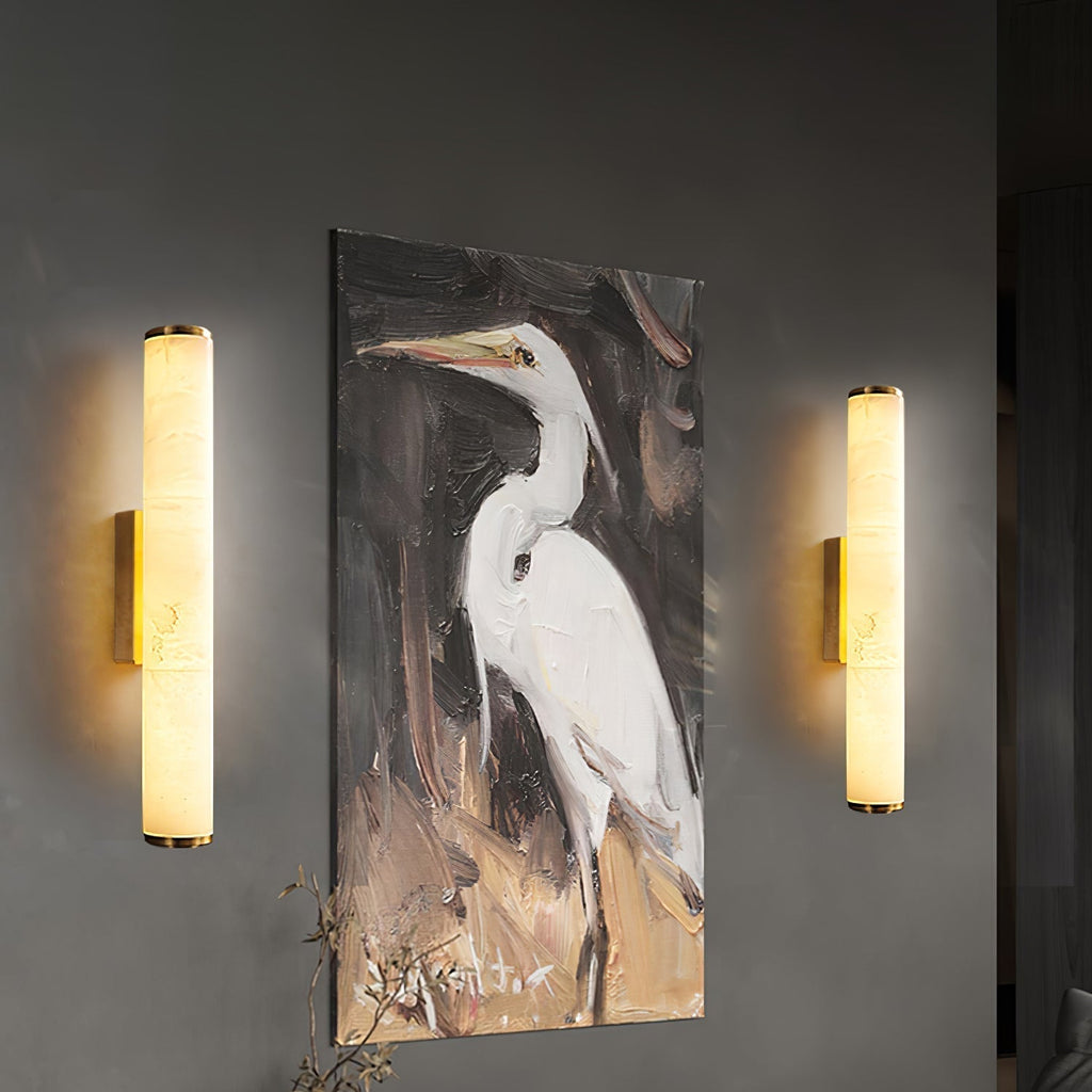 Lumaria – Modern LED Wall Light Marble Effect Diffuser - Image 11