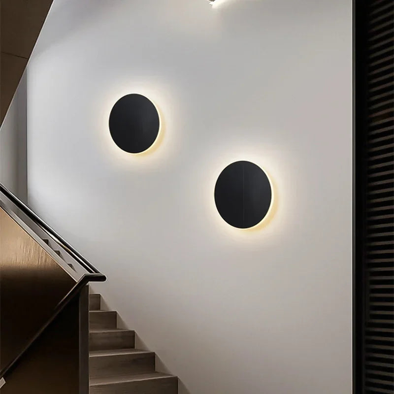 Luvien – Modern Round LED Flush Wall Light - Image 3