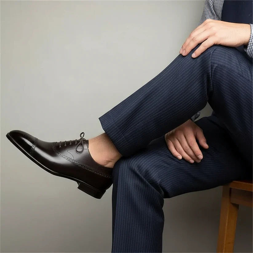Men’s Elegant Brogue Formal Wedding Shoes