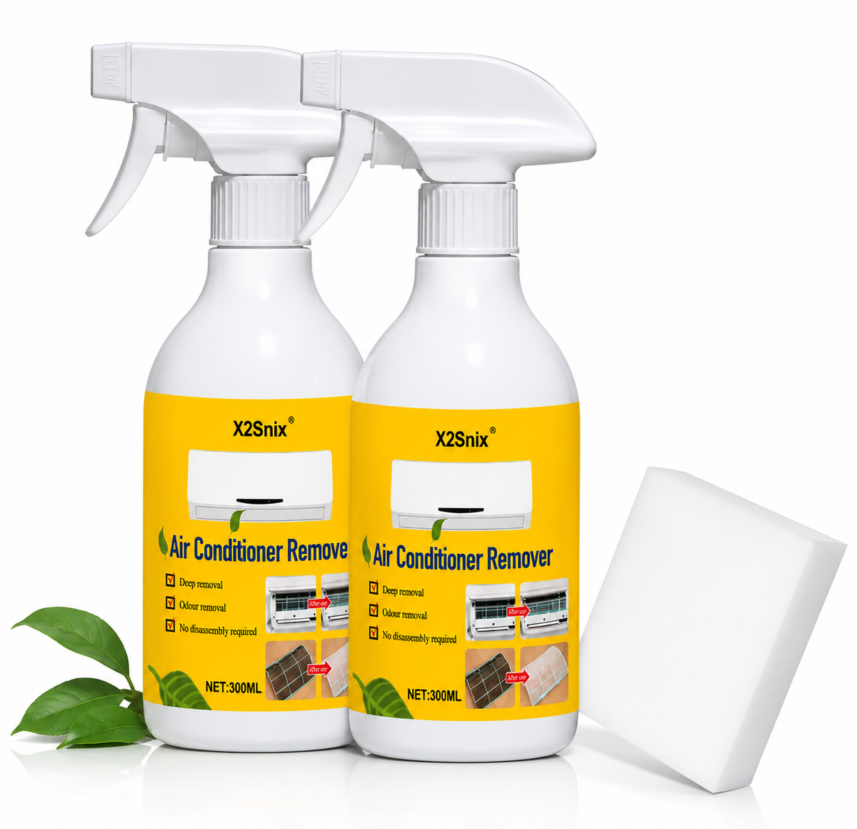2 Pack Air Conditioner Cleaner Spray