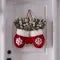 Mitten Shaped Christmas Door Hanger LED Frosted Greenery - Image 7
