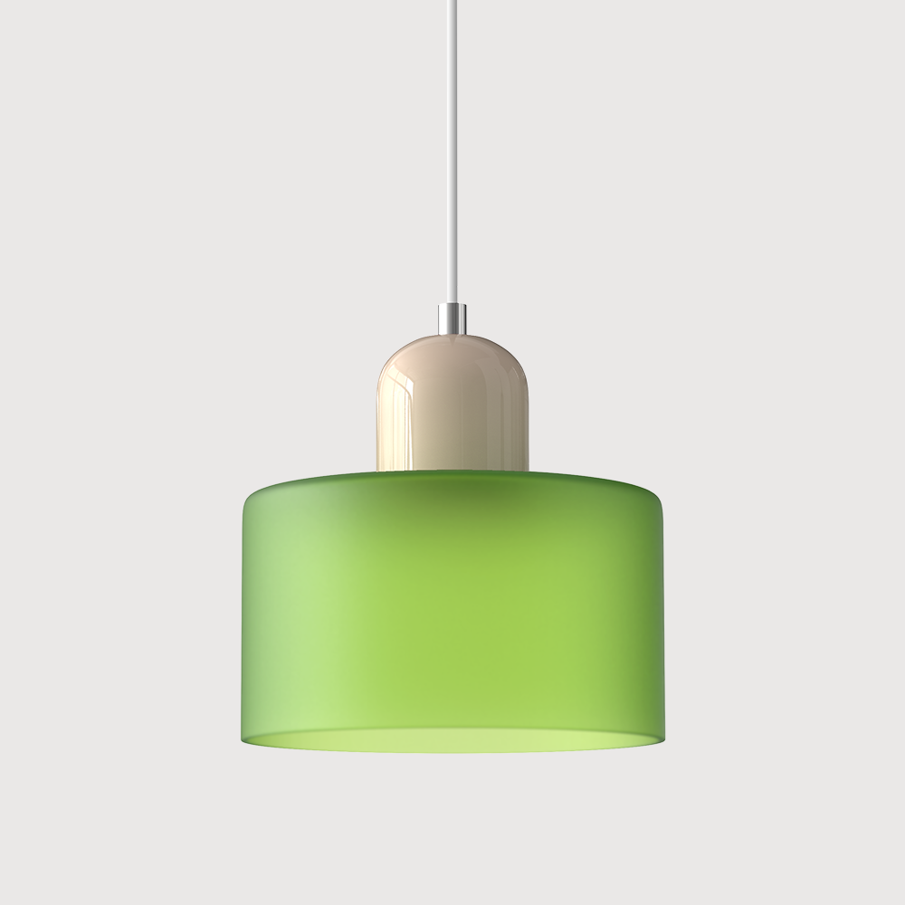 Niora – Cylindrical Glass Pendant Light - Image 36