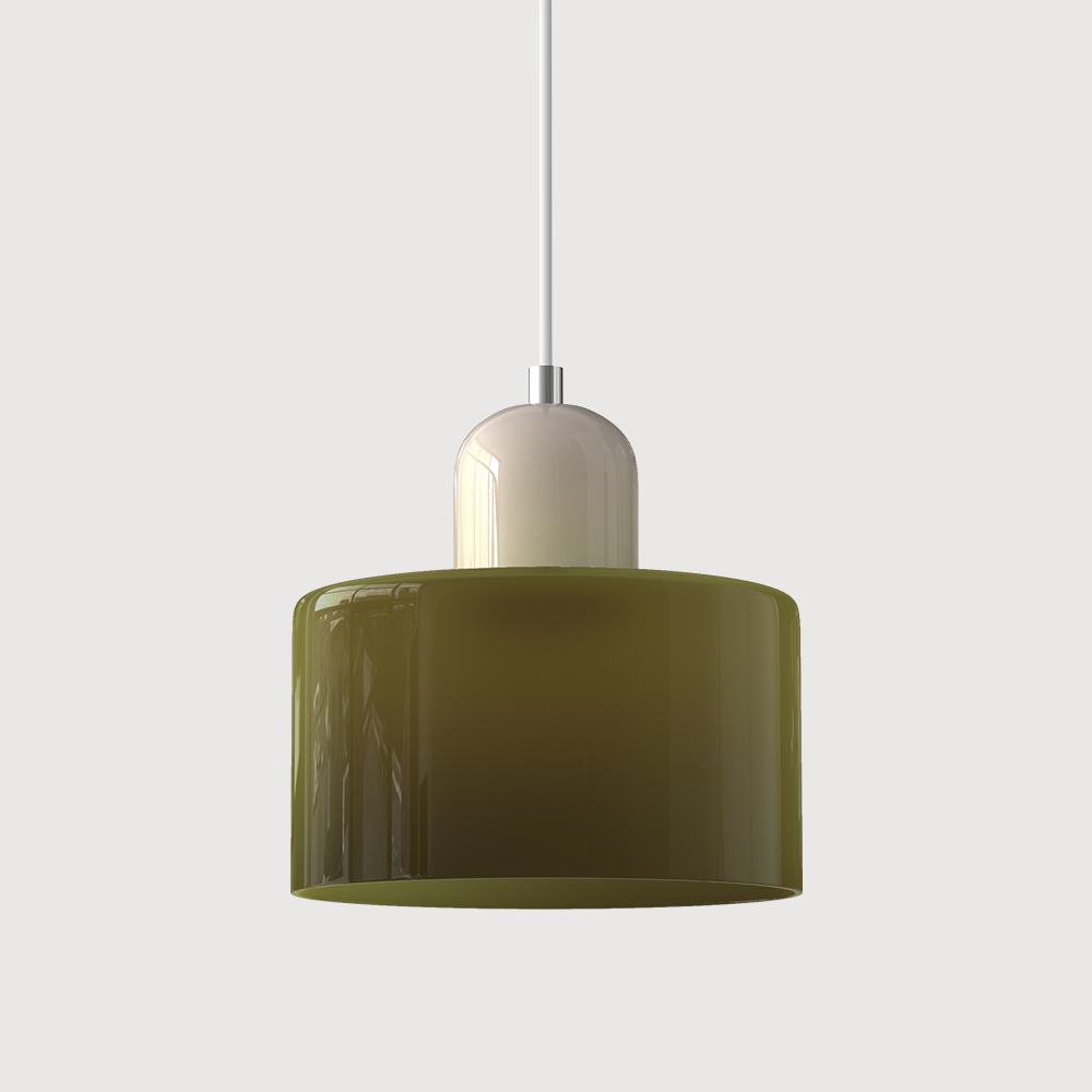Niora – Cylindrical Glass Pendant Light - Image 30
