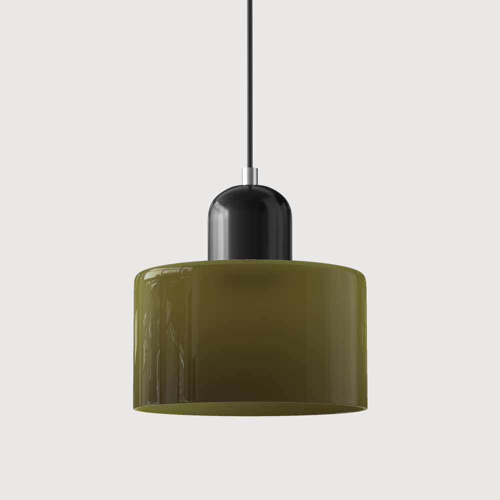 Niora – Cylindrical Glass Pendant Light - Image 28